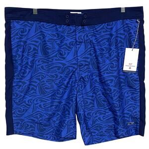 Vineyard Vines Sailboat Board Shorts Mens XL Nautical Beach Summer Vacation Swim